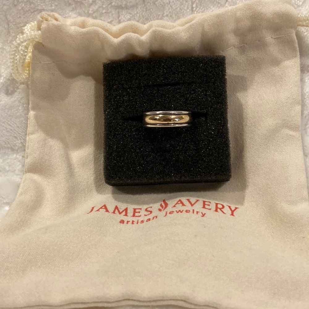James Avery Gold and Silver Band